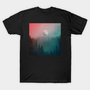 Misty Blue Forest 1 T-Shirt